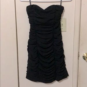 H&M Strapless Black Dress size US 4